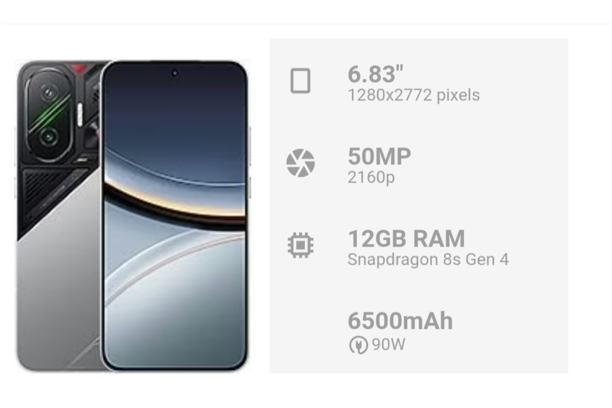POCO F7 5G smartphone with Snapdragon 8s Gen 3, 144Hz AMOLED display and liquid cooling for gaming